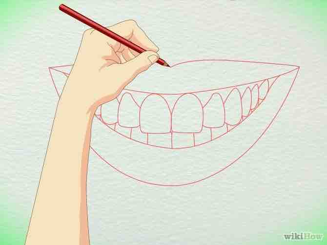 Imagen titulada Draw Teeth Step 10