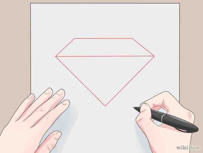 Imagen titulada Draw a Diamond Step 1