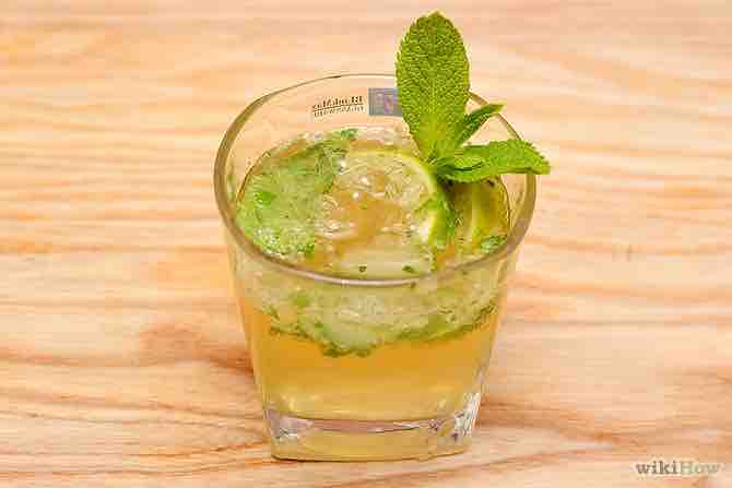 hacer un mojito de mango