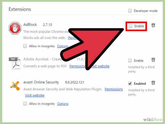 Imagen titulada Disable Adblock Step 5
