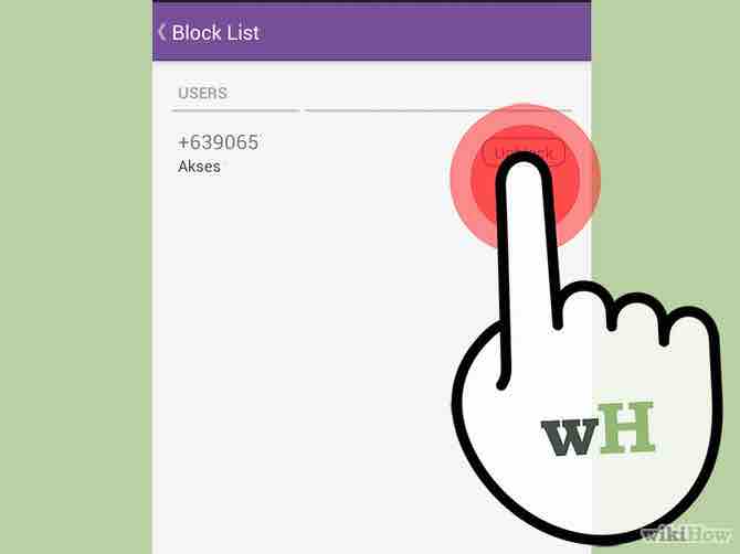 bloquear números de celulares en Viber