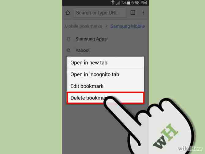 Imagen titulada Delete Bookmarks Step 6
