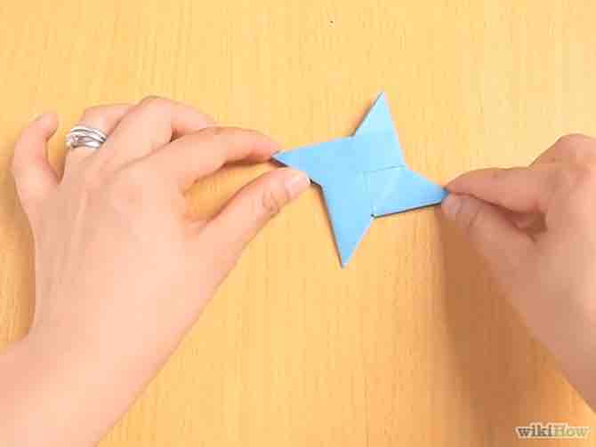 hacer una estrella de origami (Shuriken)