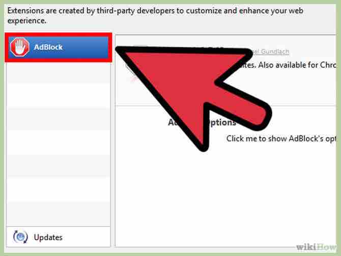 Imagen titulada Disable Adblock Step 14