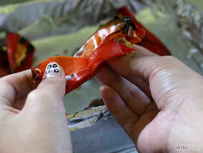 Imagen titulada Roast Red Peppers Step 7