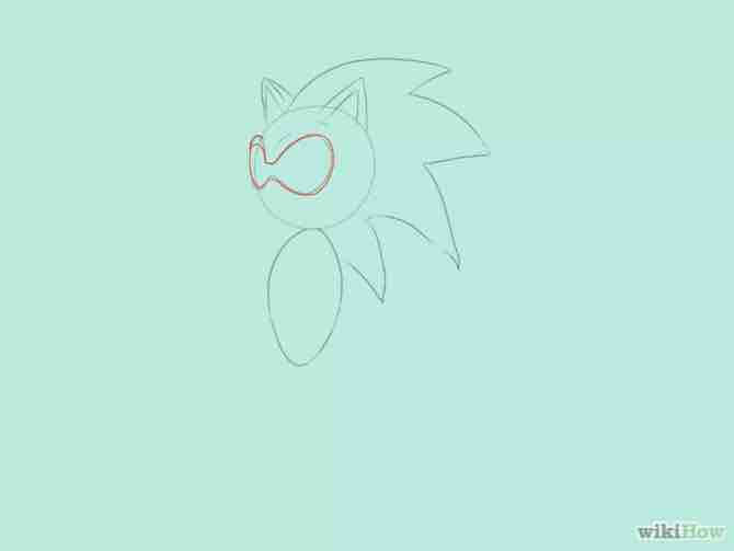 Imagen titulada Draw Sonic the Hedgehog Step 7