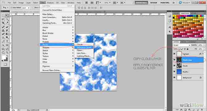 Imagen titulada Create Clouds in Photoshop Step 8