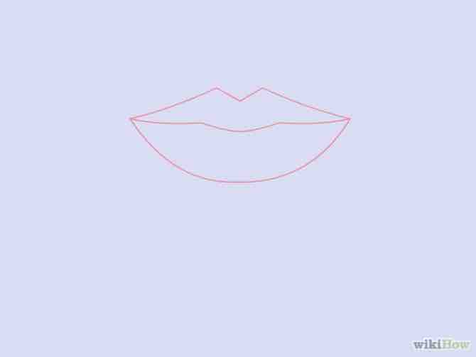 Imagen titulada Draw Lips Step 12