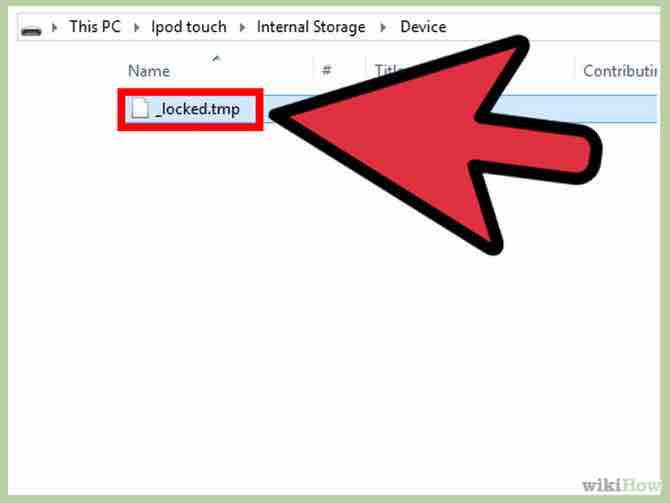 Imagen titulada Hack Into an iPod with the Lock Feature Step 10