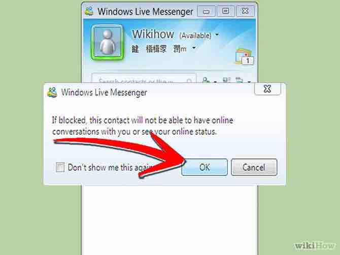 bloquear un contacto en MSN Messenger