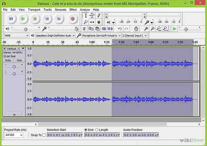 Imagen titulada Split Long Audio Tracks Step 14