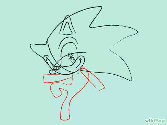 Imagen titulada Draw Sonic the Hedgehog Step 22