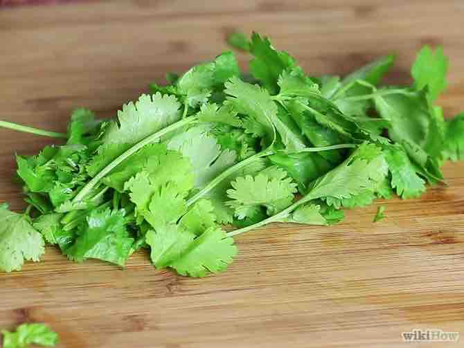 picar cilantro