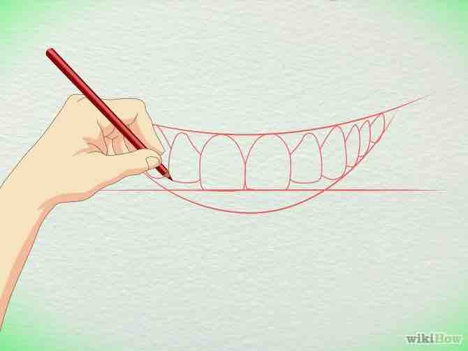 Imagen titulada Draw Teeth Step 8