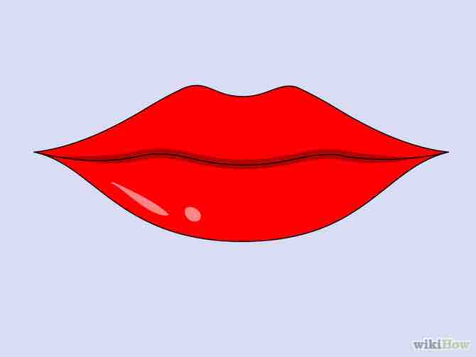 Imagen titulada Draw Lips Step 6