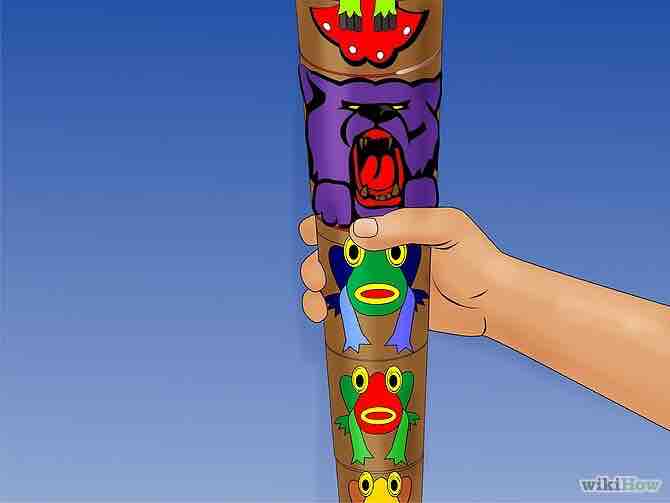 Imagen titulada Make a Totem Pole Step 12