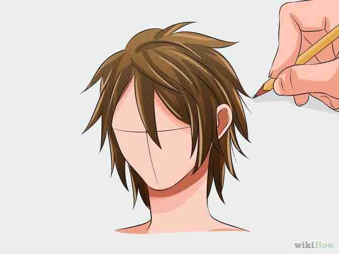 Imagen titulada Draw Manga Hair Step 5