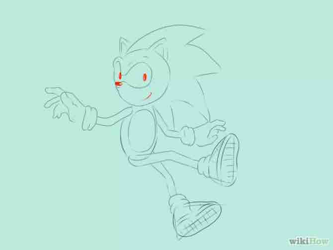 Imagen titulada Draw Sonic the Hedgehog Step 16