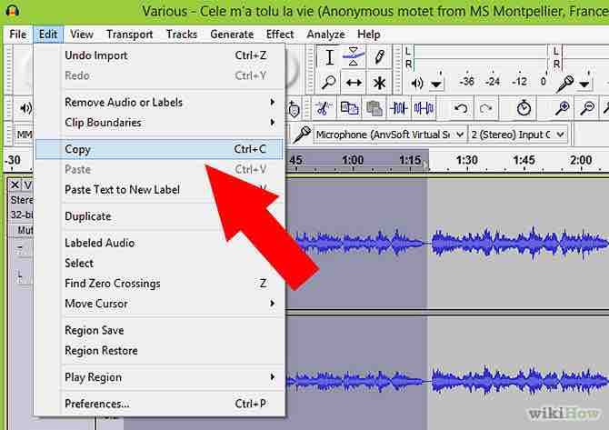 Imagen titulada Split Long Audio Tracks Step 8