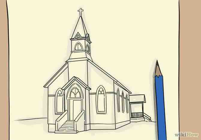 Imagen titulada Draw a Church Step 6