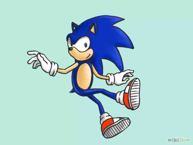 Imagen titulada Draw Sonic the Hedgehog Step 19