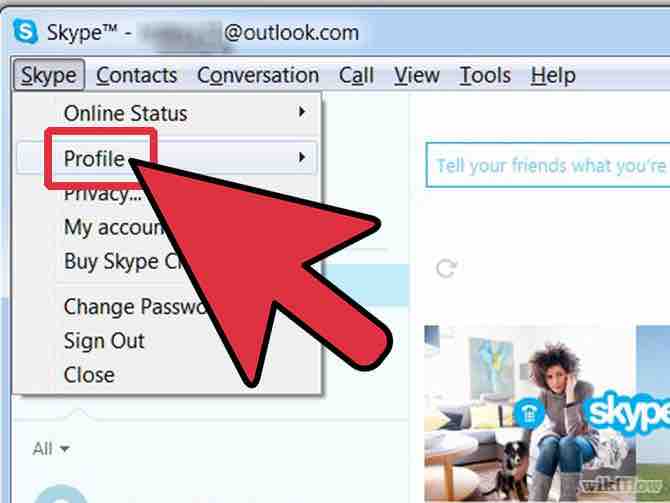 Imagen titulada Change Your Skype Profile Step 2