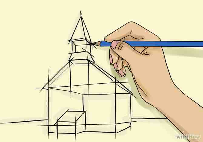 Imagen titulada Draw a Church Step 2