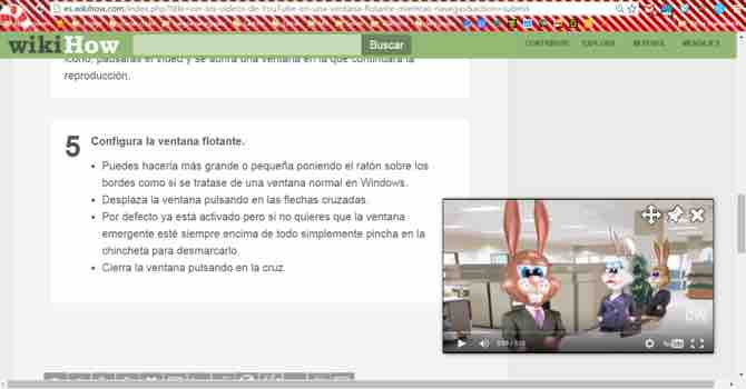 ver con Chrome los vídeos de YouTube en una ventana flotante mientras navegas