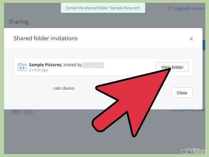 volver a unirse a una carpeta compartida que ha sido eliminada en Dropbox