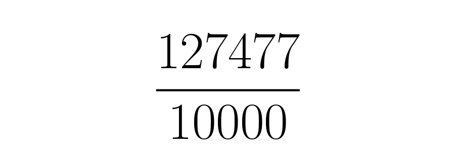 Dividimos por um seguido da mesma quantidade de zeros que a virgula foi movida.