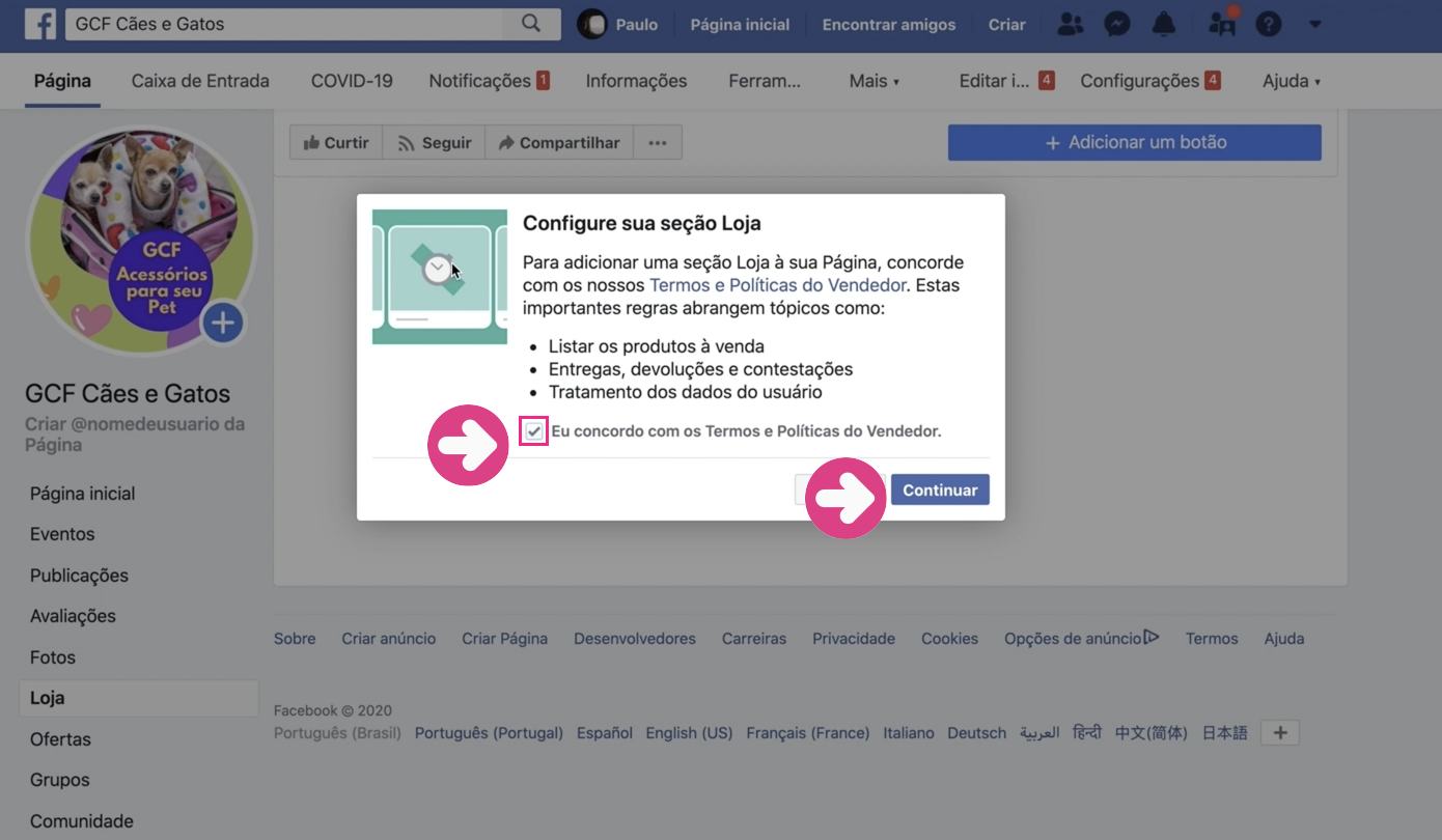 imagem2 como subir produtos na sua loja do facebook