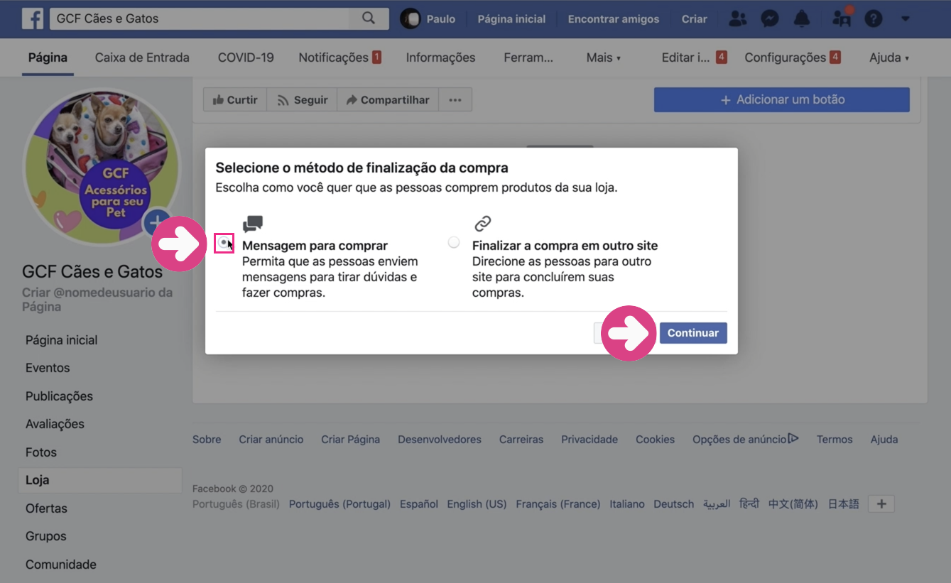 imagem3 como subir produtos na sua loja do facebook