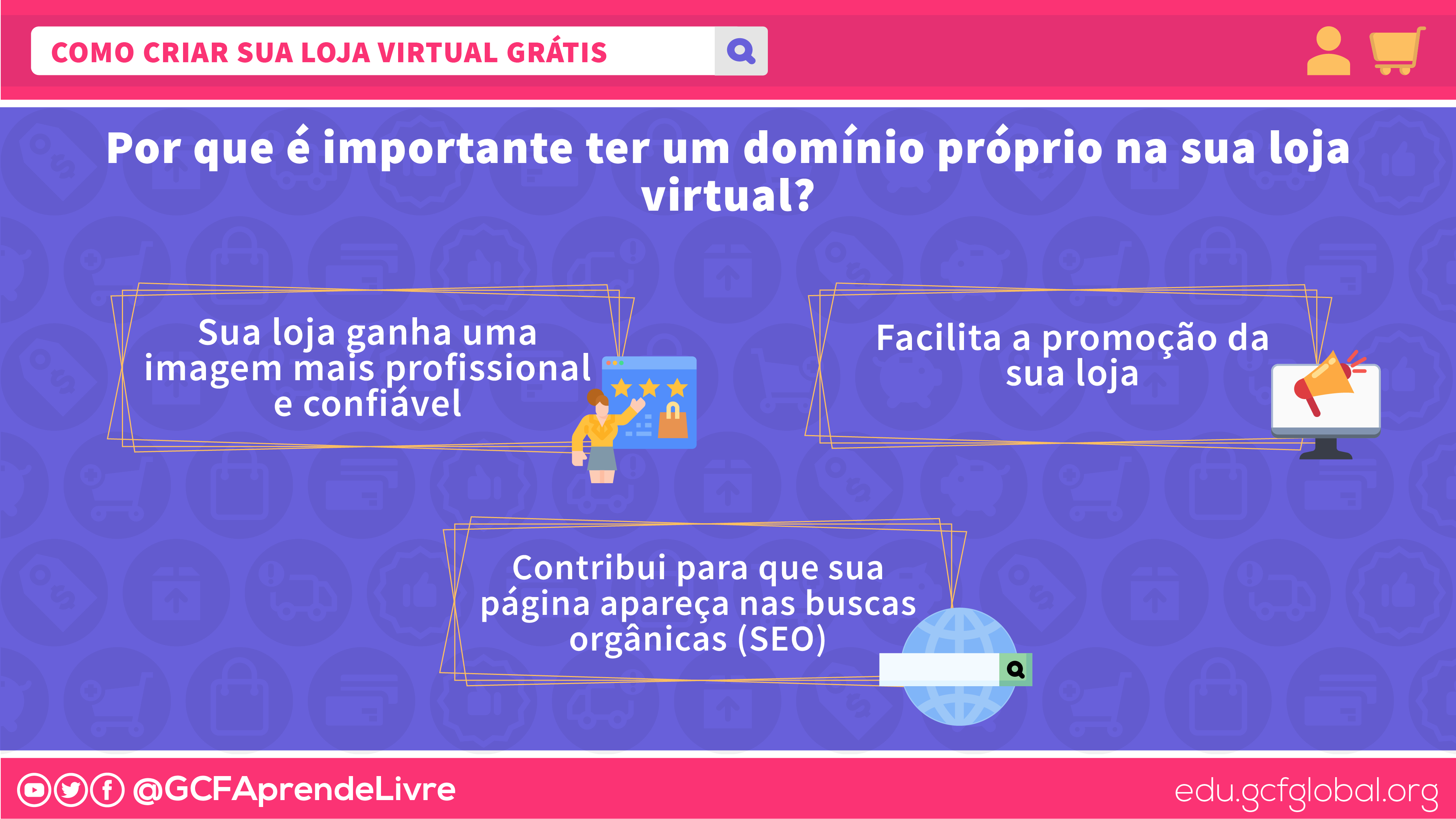 imagem razões para ter um domínio próprio na sua loja virtual