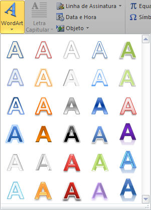 Aplicar WordArt