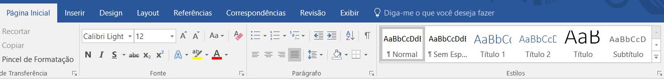 Aplicar um estilo em um documento do Word.