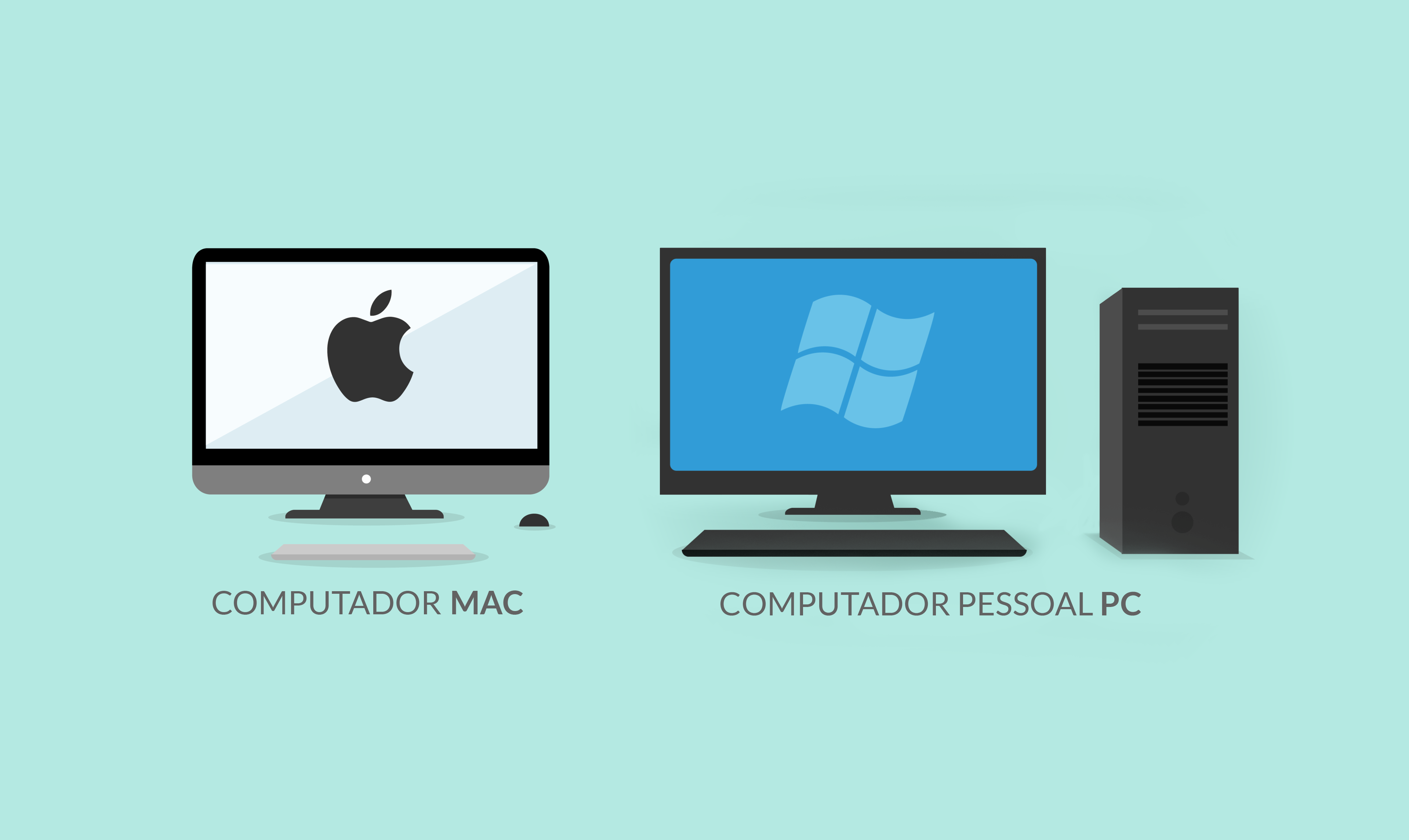 Diferenças entre um PC e um MAC