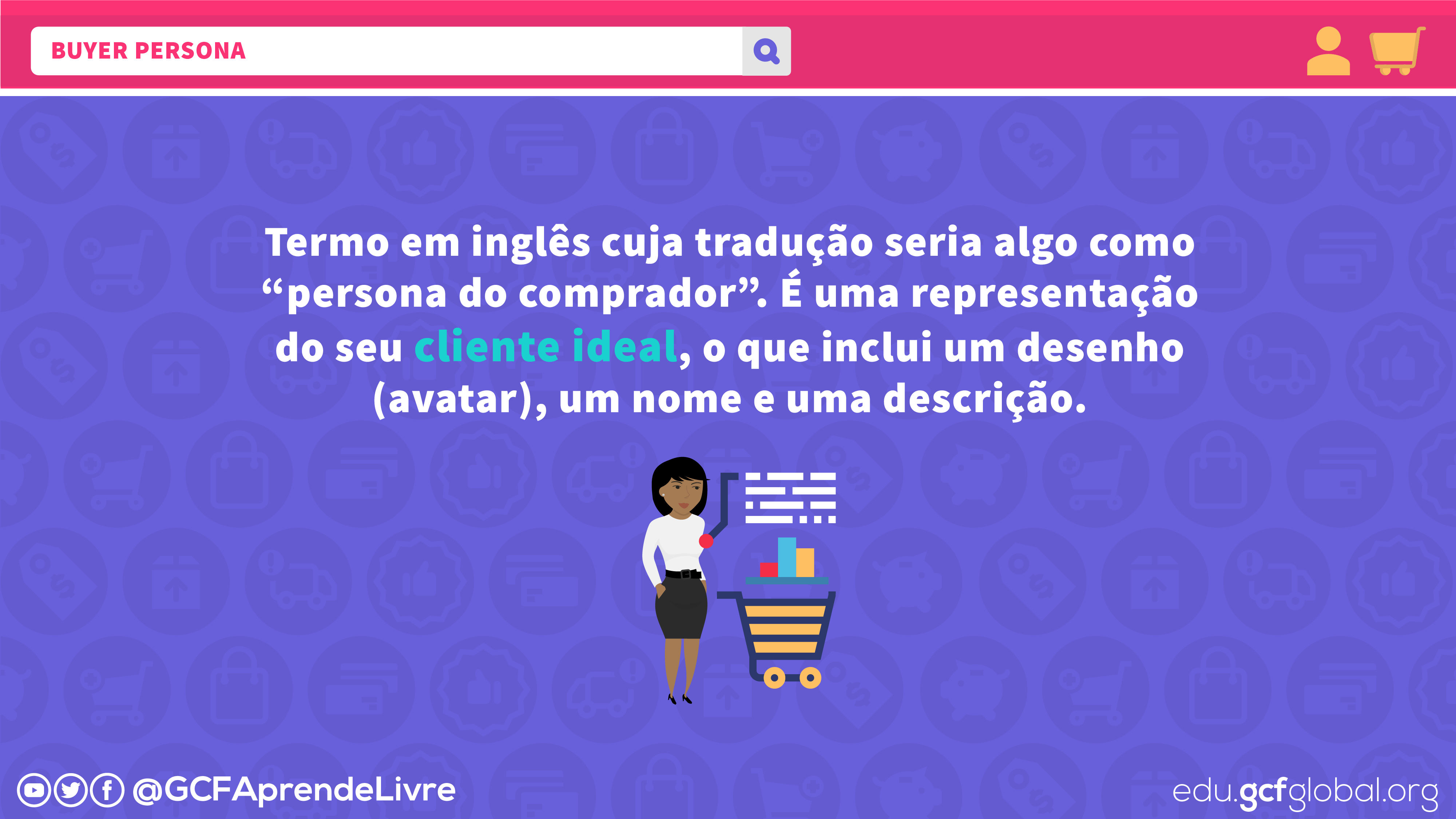 Imagem definição de buyer persona ou cliente ideal